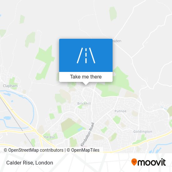 Calder Rise map