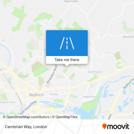 Cambrian Way map