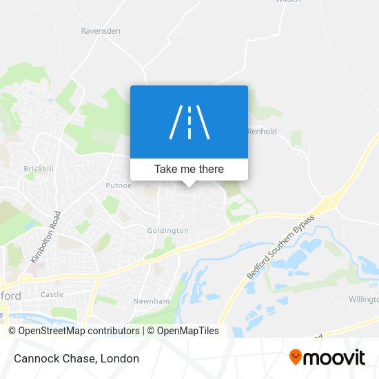 Cannock Chase map