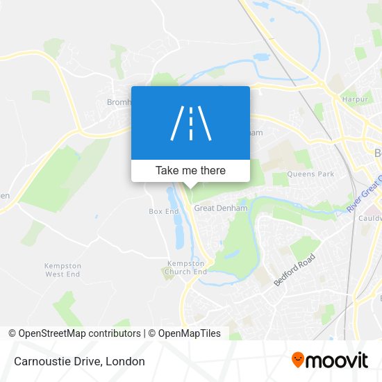 Carnoustie Drive map