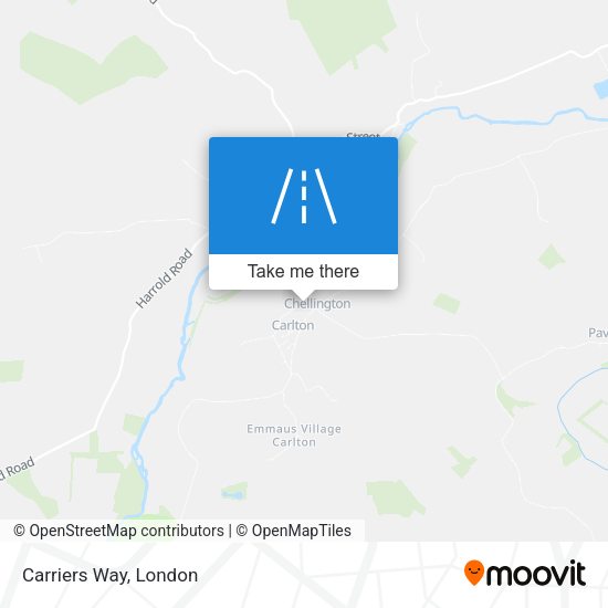 Carriers Way map