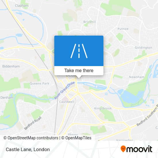 Castle Lane map
