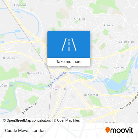 Castle Mews map