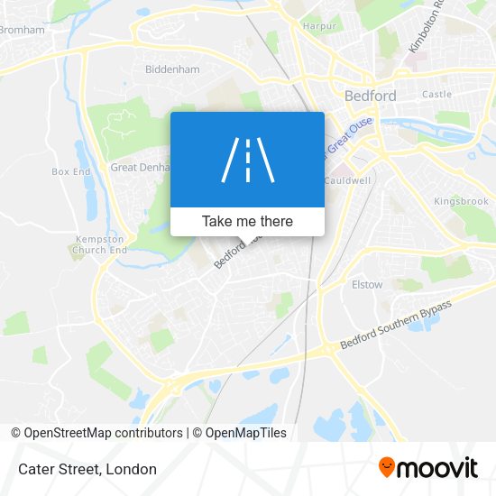 Cater Street map