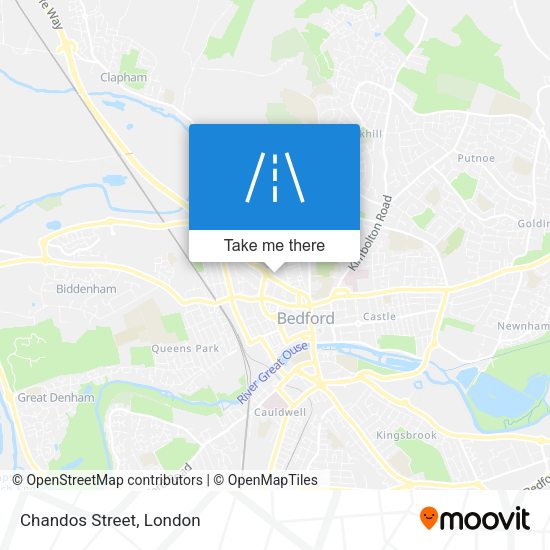 Chandos Street map