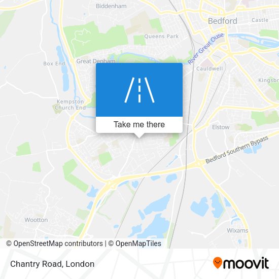 Chantry Road map