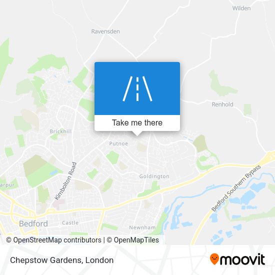 Chepstow Gardens map