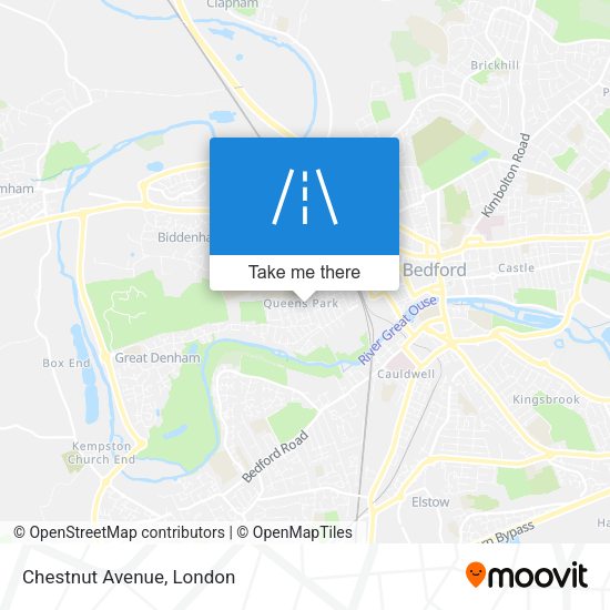 Chestnut Avenue map