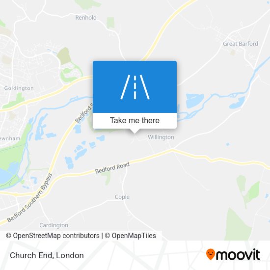 Church End map