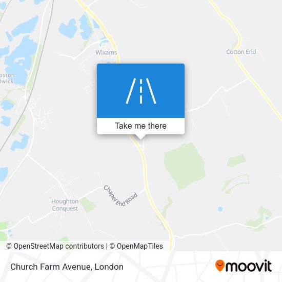 Church Farm Avenue map