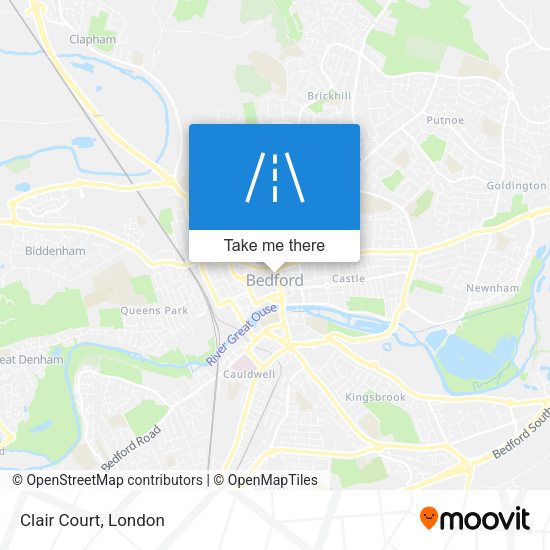 Clair Court map
