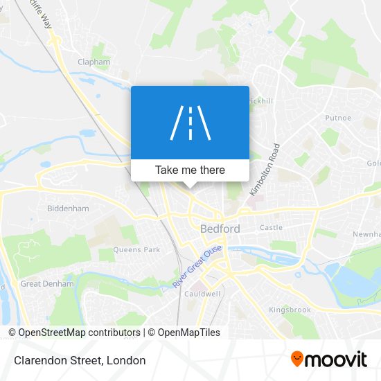 Clarendon Street map