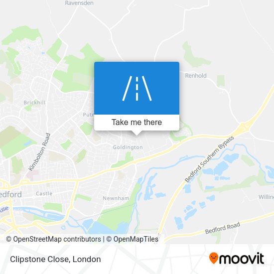 Clipstone Close map