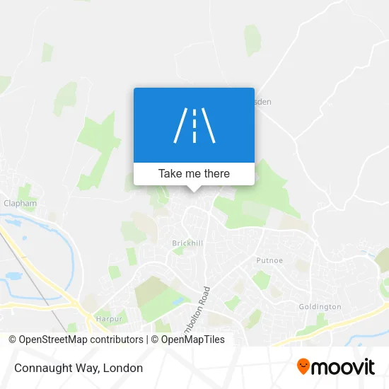 Connaught Way map