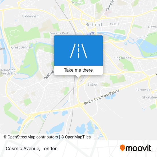 Cosmic Avenue map