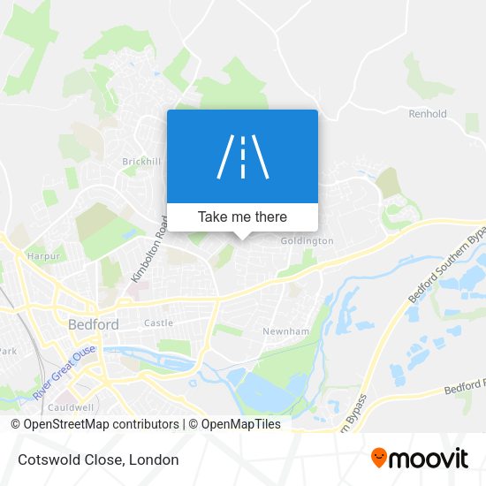 Cotswold Close map