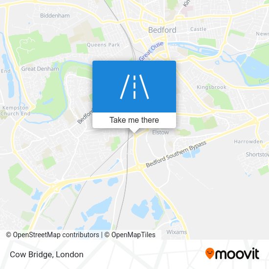 Cow Bridge map