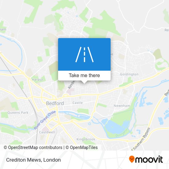 Crediton Mews map