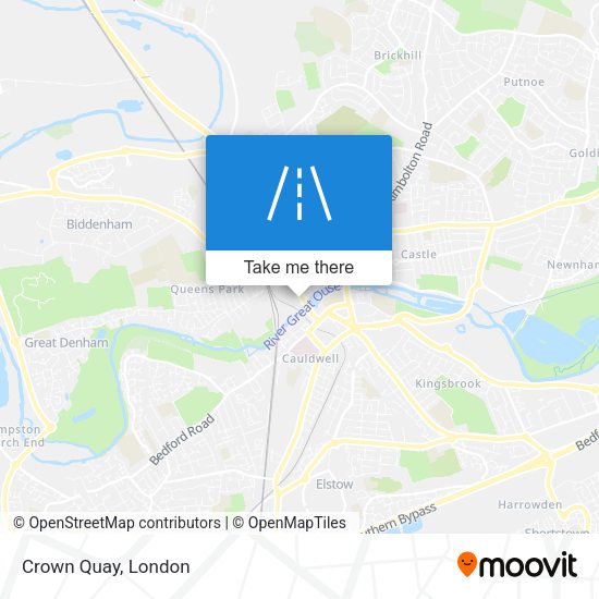 Crown Quay map
