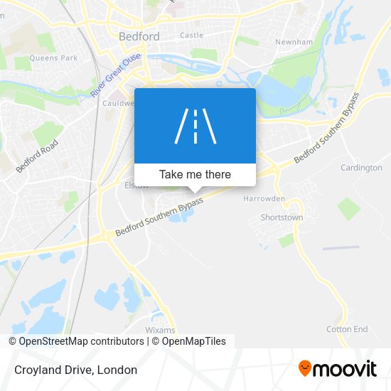 Croyland Drive map