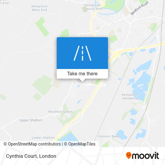 Cynthia Court map