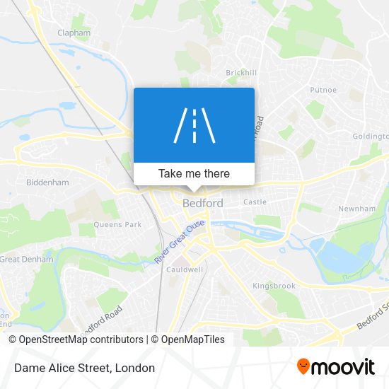 Dame Alice Street map