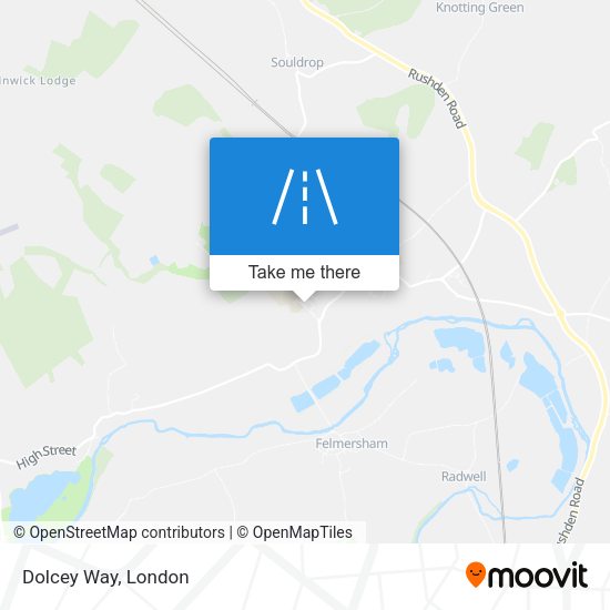 Dolcey Way map