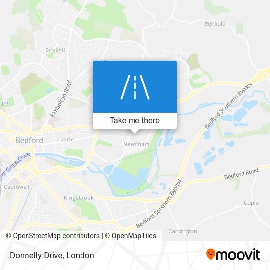 Donnelly Drive map