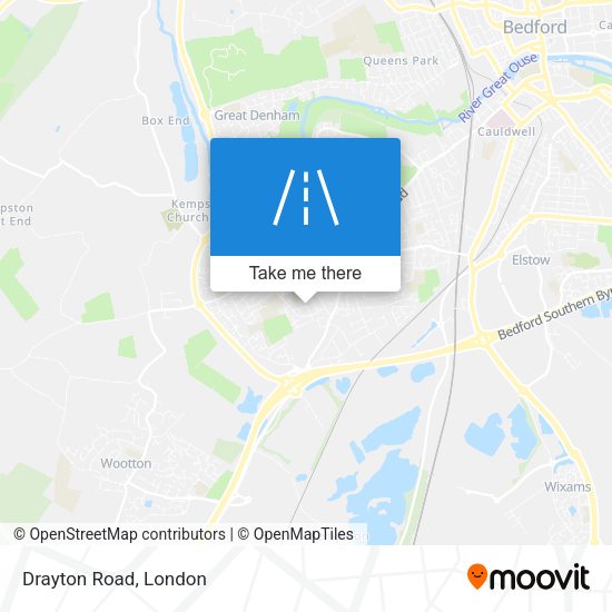 Drayton Road map