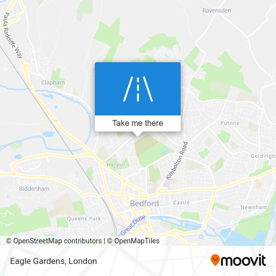 Eagle Gardens map