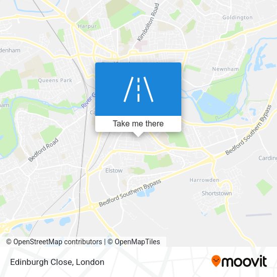 Edinburgh Close map
