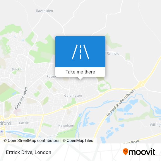 Ettrick Drive map