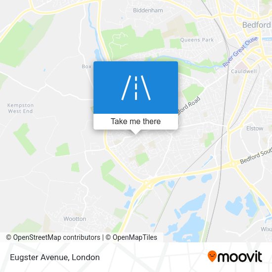 Eugster Avenue map