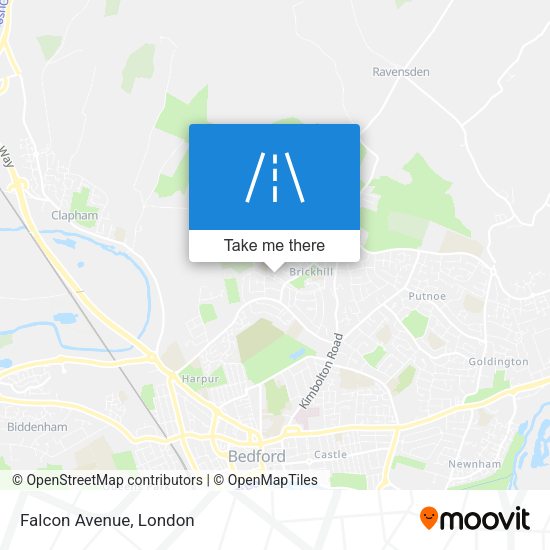 Falcon Avenue map