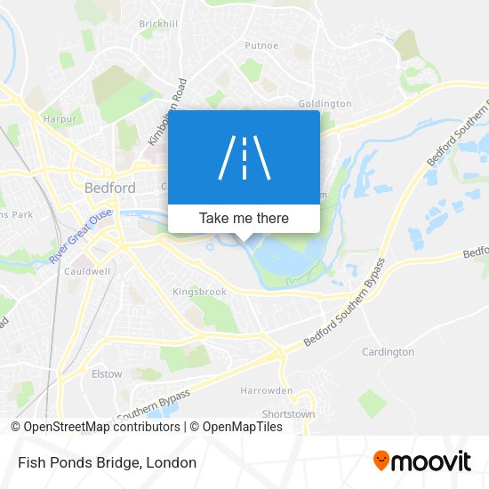 Fish Ponds Bridge map
