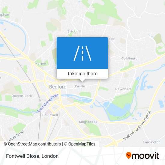 Fontwell Close map
