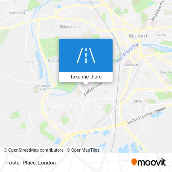 Foster Place map