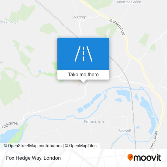 Fox Hedge Way map