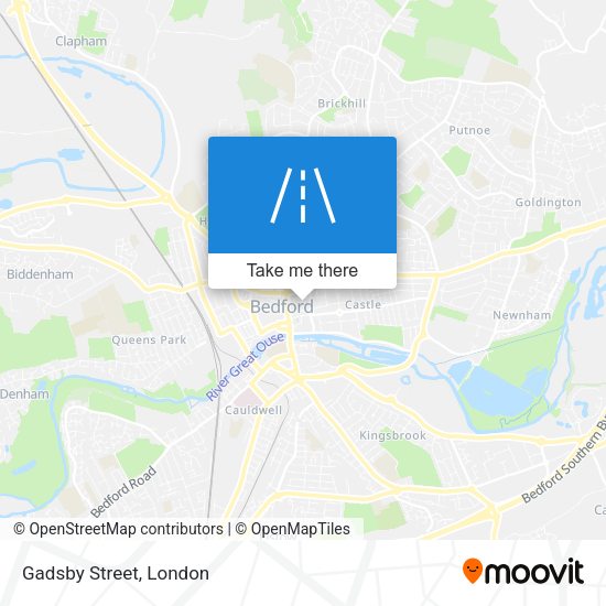 Gadsby Street map