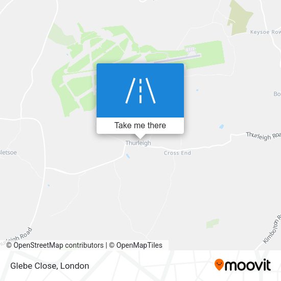 Glebe Close map