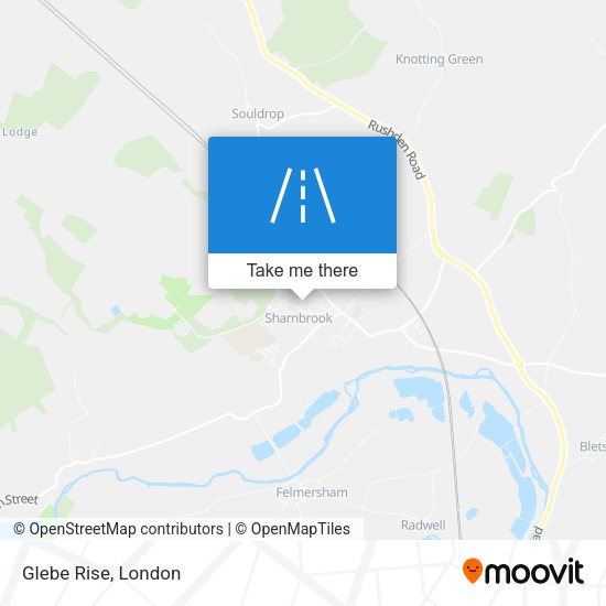 Glebe Rise map