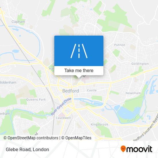 Glebe Road map