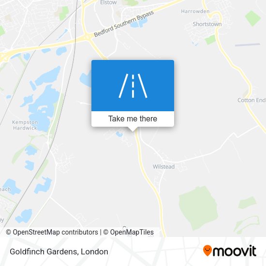 Goldfinch Gardens map