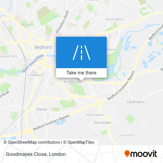 Goodmayes Close map