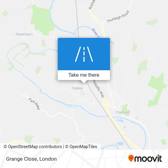 Grange Close map