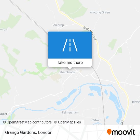 Grange Gardens map