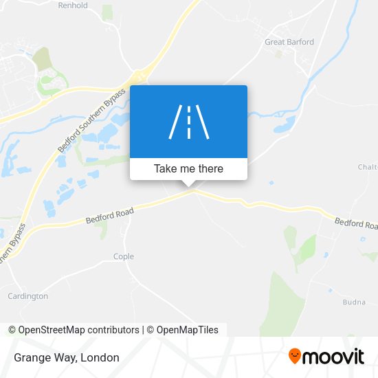 Grange Way map