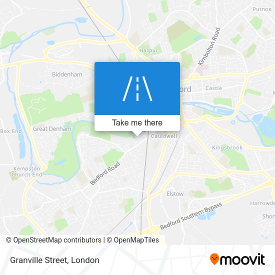 Granville Street map