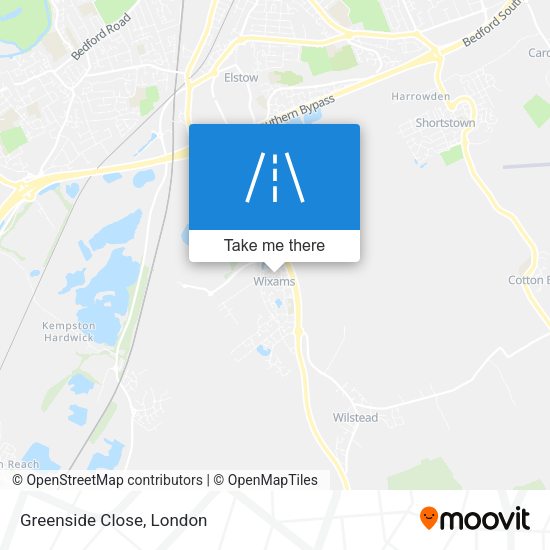 Greenside Close map