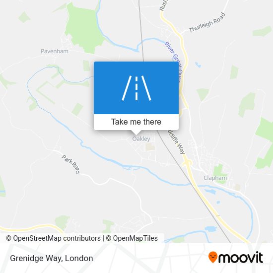 Grenidge Way map